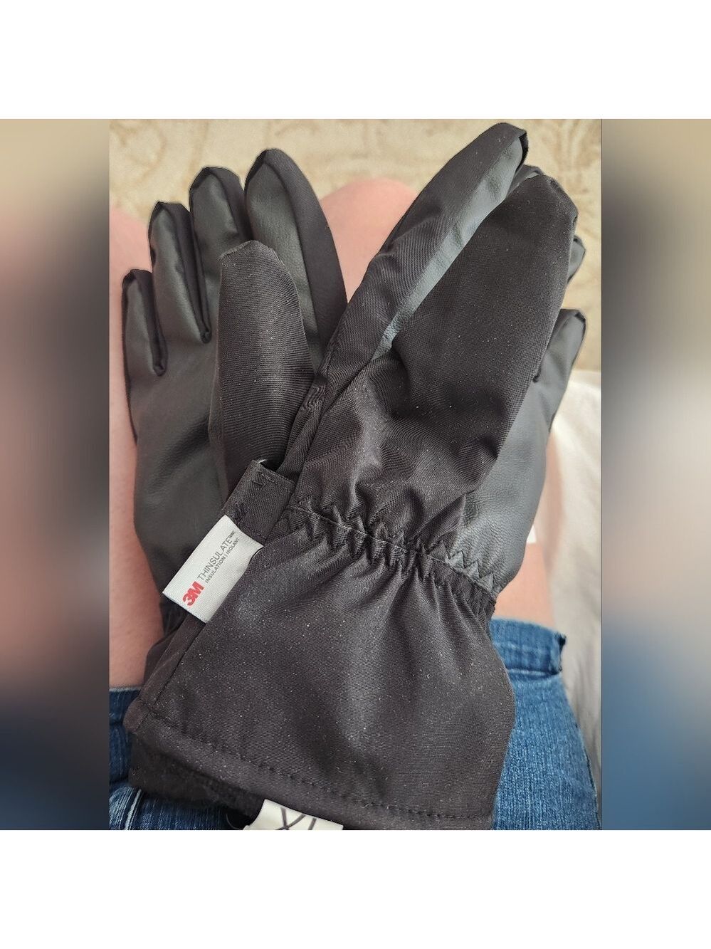 NWT 3M L Thinsulate Water Resistant Fleece Lined Winter Snow Ski Gloves